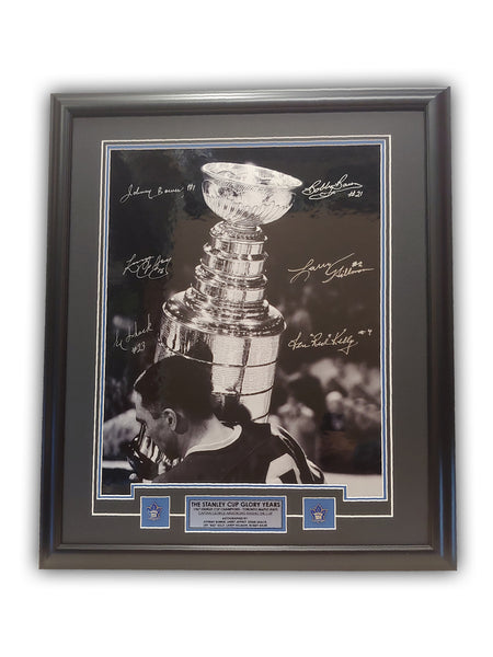 Toronto Maple Leafs - "The Stanley Cup Glory Years" 23x27 Framed Signed Licensed Print