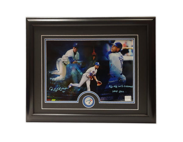 Roberto Alomar Toronto Blue Jays 19.5x16.5 Framed Autographed Print