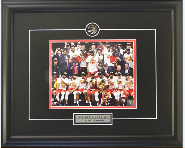 Toronto Raptors Team Trophy Celebration Framed 8x10 Licensed Photo WTN-20