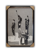 1968 Olympics "BLACK POWER" Framed Licensed Print 27x39