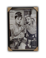 Audrey/Marylin "TATTOO" Framed Licensed Print 27x39