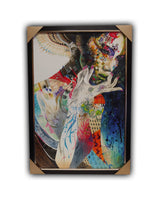 Texturized "INDIAN" Framed Licensed Print 27x39