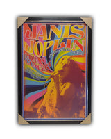 Janis Joplin "JANIS" Framed Licensed Print 27x39