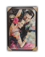 Dancers "TANGO PARISIENNE" Framed Licensed Print 27x39