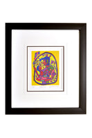 Norval Morrisseau "Tribute to Son" Framed Limited Edition