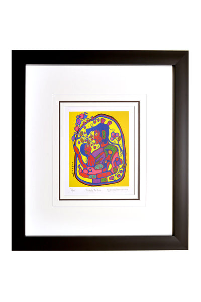 Norval Morrisseau "Tribute to Son" Framed Limited Edition