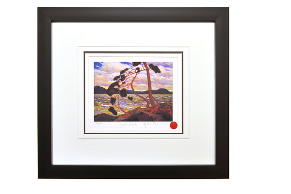 Group of Seven Tom Thomson "West Wind" Framed Limited Edition