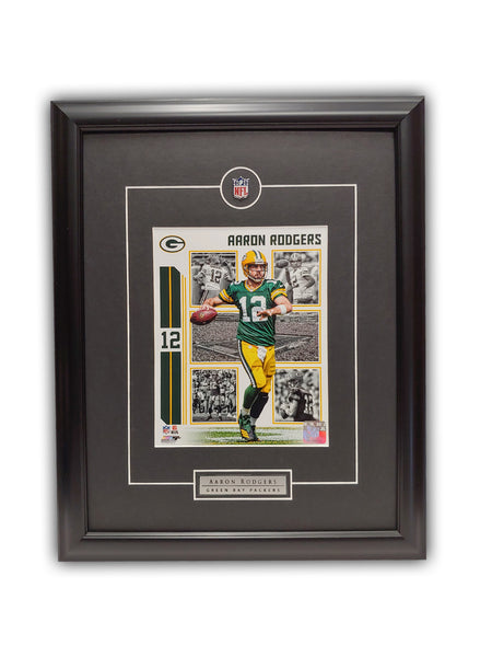 Aaron Rodgers Green Bay Packers 19' x 23' Framed Licensed Photo