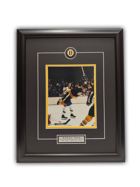 Bobby Orr Boston Bruins " The Goal " 19' x 23' Framed Licensed Photo
