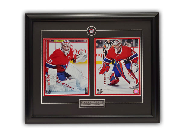 Carey Price Montreal Canadiens Dual Framed 19' x 23' Licensed Photos