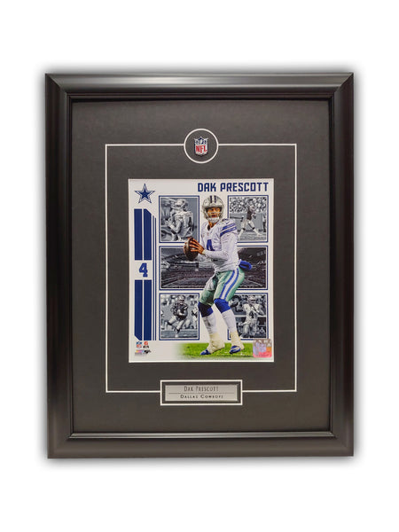 Dak Prescott - Dallas Cowboys 19' x 23' - Framed Print