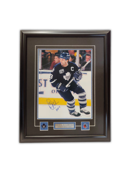 Mike Bossy Autographed 8x10 Photo Matted in an 11x14 Frame