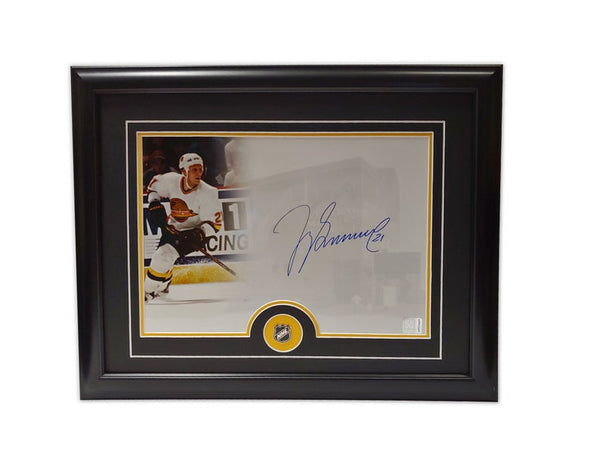 Jyrki Lumme Vancouver Canucks 19.5 x 16.5 Framed Autographed Photo