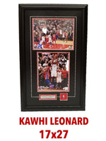 Kawhi Leonard Framed Two 8x10 Licensed Photos
