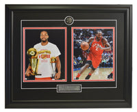 Kawhi Leonard Trophy and Action Shot Two Framed 8x10 Licensed Photos WTN-12