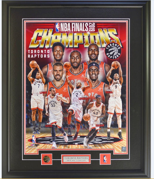 Toronto Raptors NBA Championship Collage Framed Licensed 16x20 Photo WTN-21