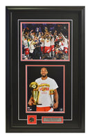 Toronto Raptors Kawhi Leonard Trophies & Team Celebration Framed Licensed 8x10 Photos WTN-11