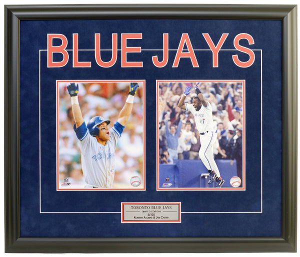 Toronto Blue Jays Roberto Alomar & Joe Carter Double Framed 8x10 Licensed Photos -