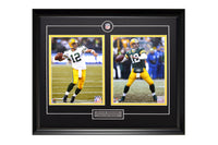 Aaron Rodgers Action Shot Two Framed 8x10 Licensed Photos