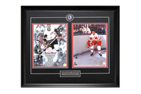 Detroit Red Wings Gordie Howe Action Shot & Tribute Two Framed 8x10 Licensed Photos