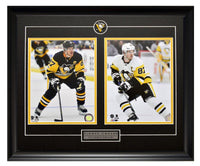 Pittsburgh Penguins Sidney Crosby Action Shots Two Framed 8x10 Licensed Photos