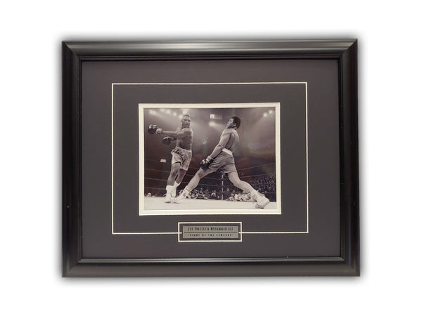 Joe Frazier & Muhammad Ali " Fight Of The Century " 19' x 23' Framed Print