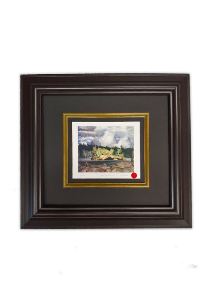 Group of Seven A.J Casson "Ragged Sky Moose Lake" 22x24 Framed Limited Edition